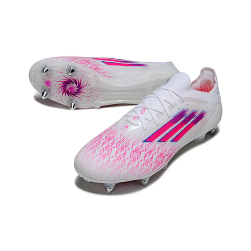 Adidas F50 Primeknit Elite White and Pink SG