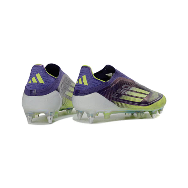 Adidas F50 Primeknit Elite Green, Purple and White SG