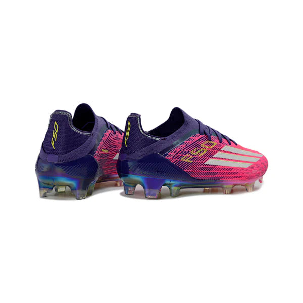 Adidas F50 Primeknit Elite Pink, White and Blue FG
