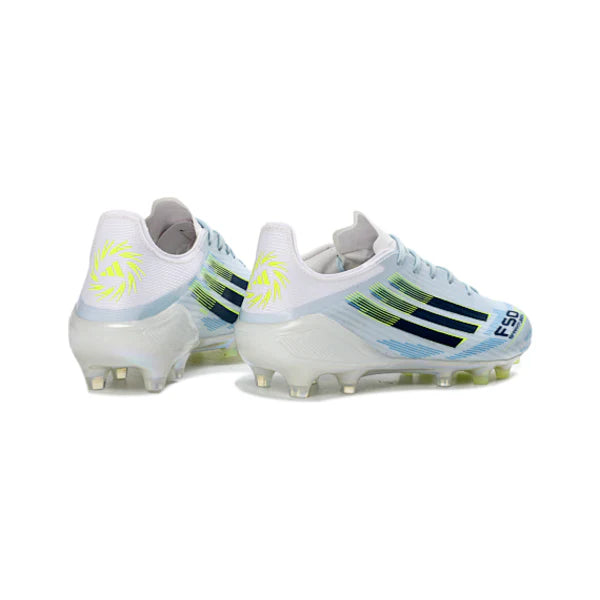 Adidas F50 Elite Light Blue, White and Black FG