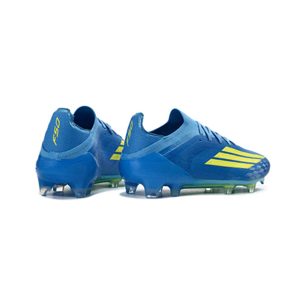 Adidas F50 Primeknit Elite Blue and Yellow FG