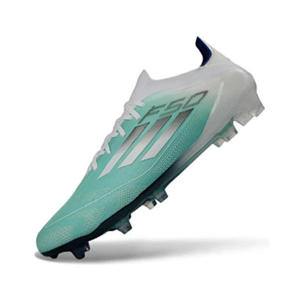 Adidas F50 Primeknit Elite White and Silver FG