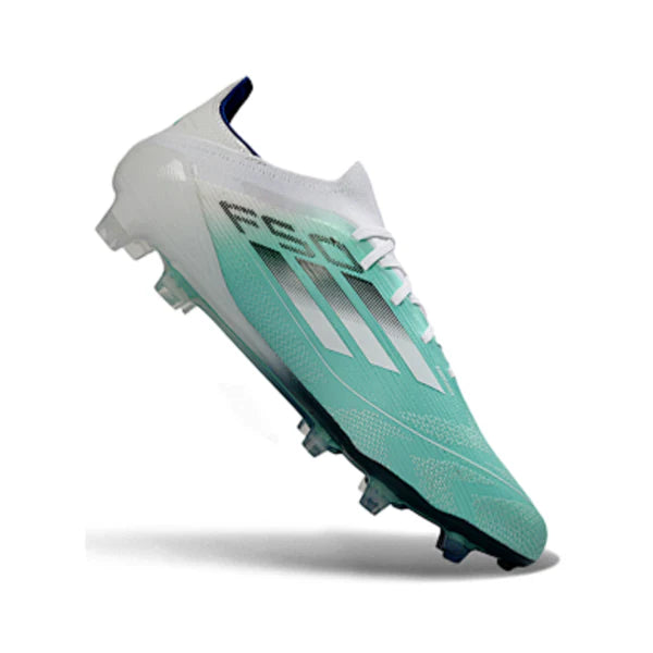 Adidas F50 Primeknit Elite White and Silver FG