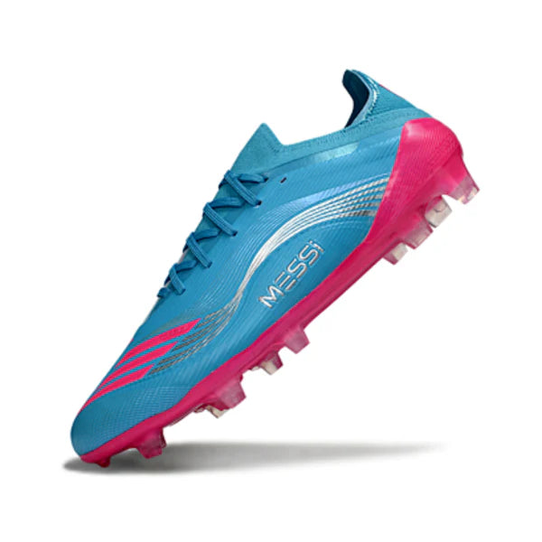 Adidas F50 Primeknit Elite Messi Blue and Pink FG