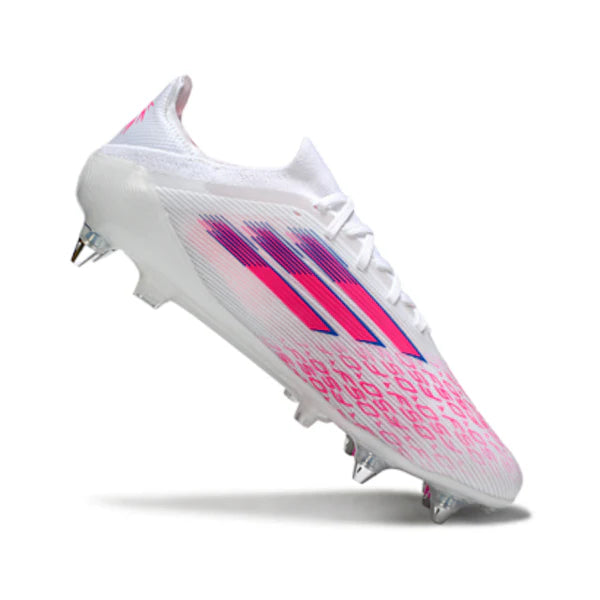 Adidas F50 Primeknit Elite White and Pink SG