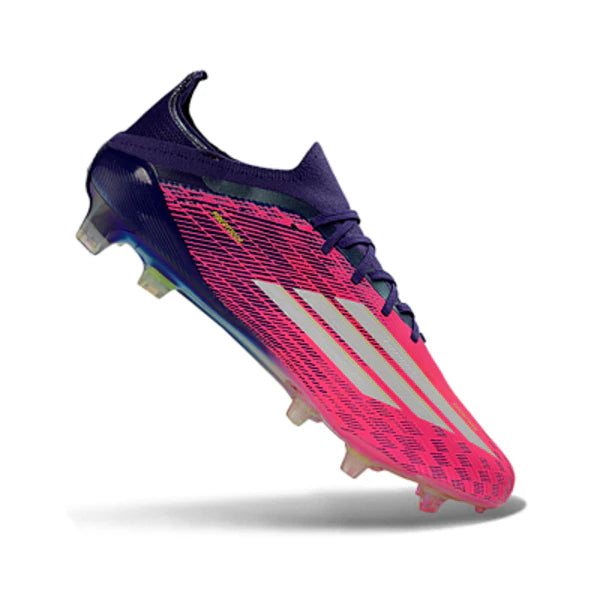Adidas F50 Primeknit Elite Pink, White and Blue FG