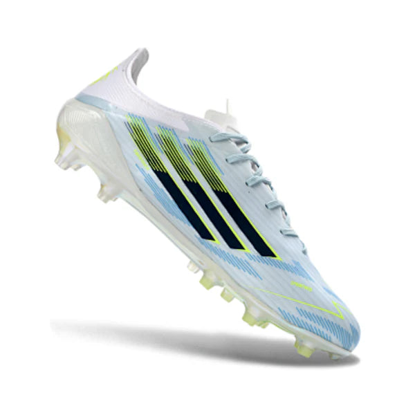 Adidas F50 Elite Light Blue, White and Black FG