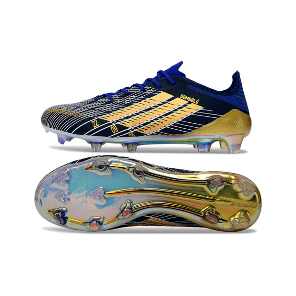 Adidas F50 Elite Dembele Golden and Blue FG