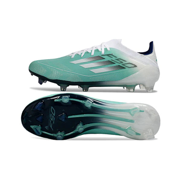 Adidas F50 Primeknit Elite White and Silver FG