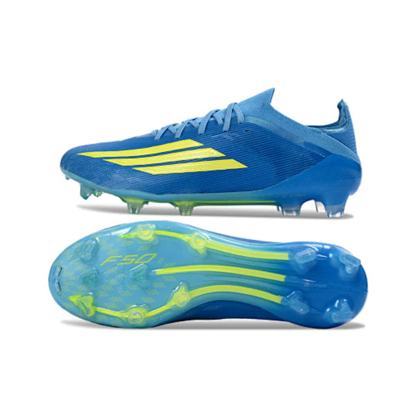 Adidas F50 Primeknit Elite Blue and Yellow FG