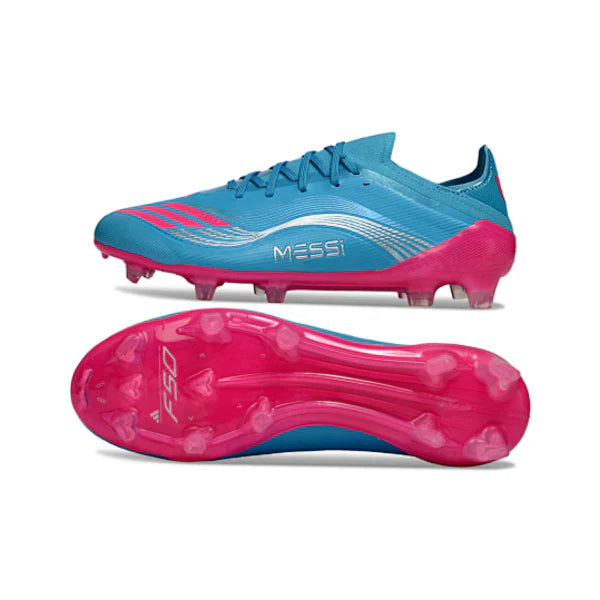 Adidas F50 Primeknit Elite Messi Blue and Pink FG