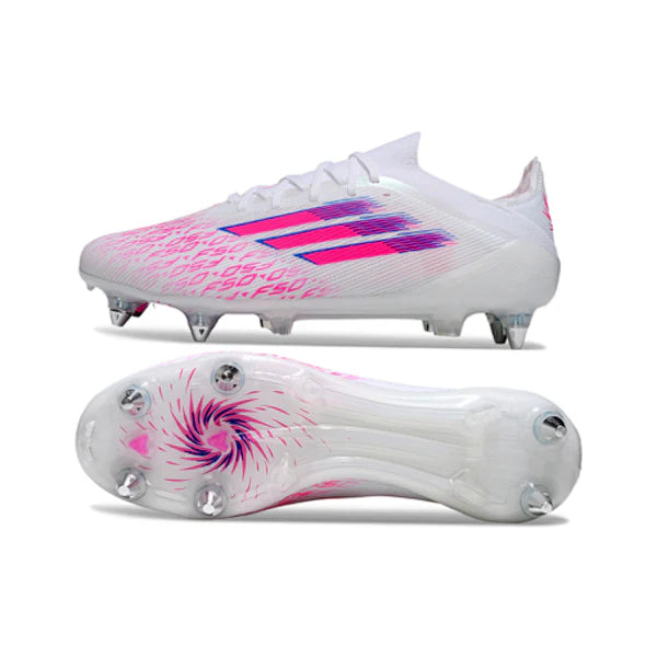 Adidas F50 Primeknit Elite White and Pink SG
