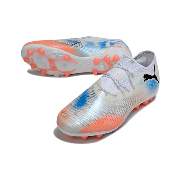 Puma Future 8 Low Cut White Orange and Blue AG