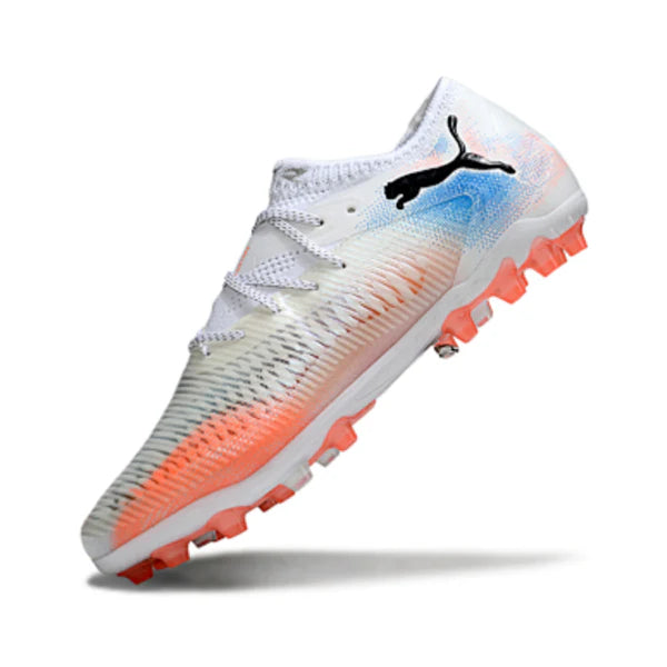 Puma Future 8 Low Cut White Orange and Blue AG