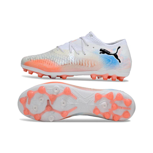 Puma Future 8 Low Cut White Orange and Blue AG