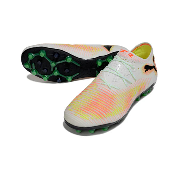 Puma Future 8 Low Cut White Orange and Yellow AG