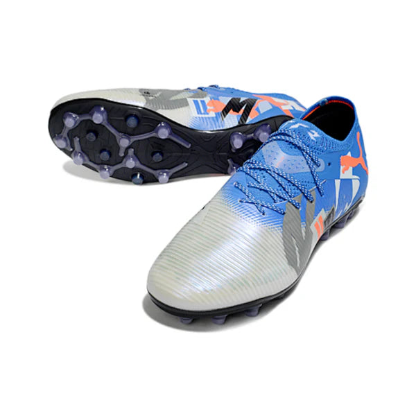 Puma Future 8 Low Cut White and Blue AG