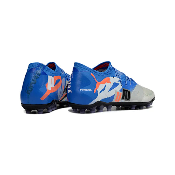 Puma Future 8 Low Cut White and Blue AG