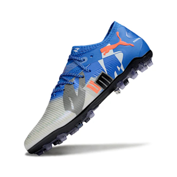 Puma Future 8 Low Cut White and Blue AG