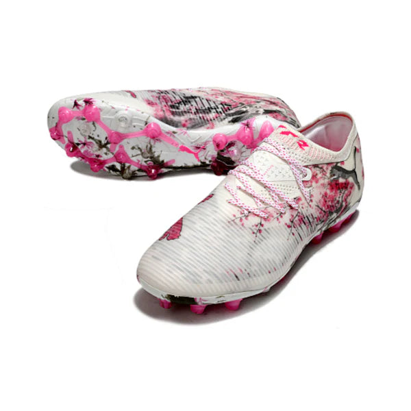 Puma Future 8 Low Cut White and Pink AG