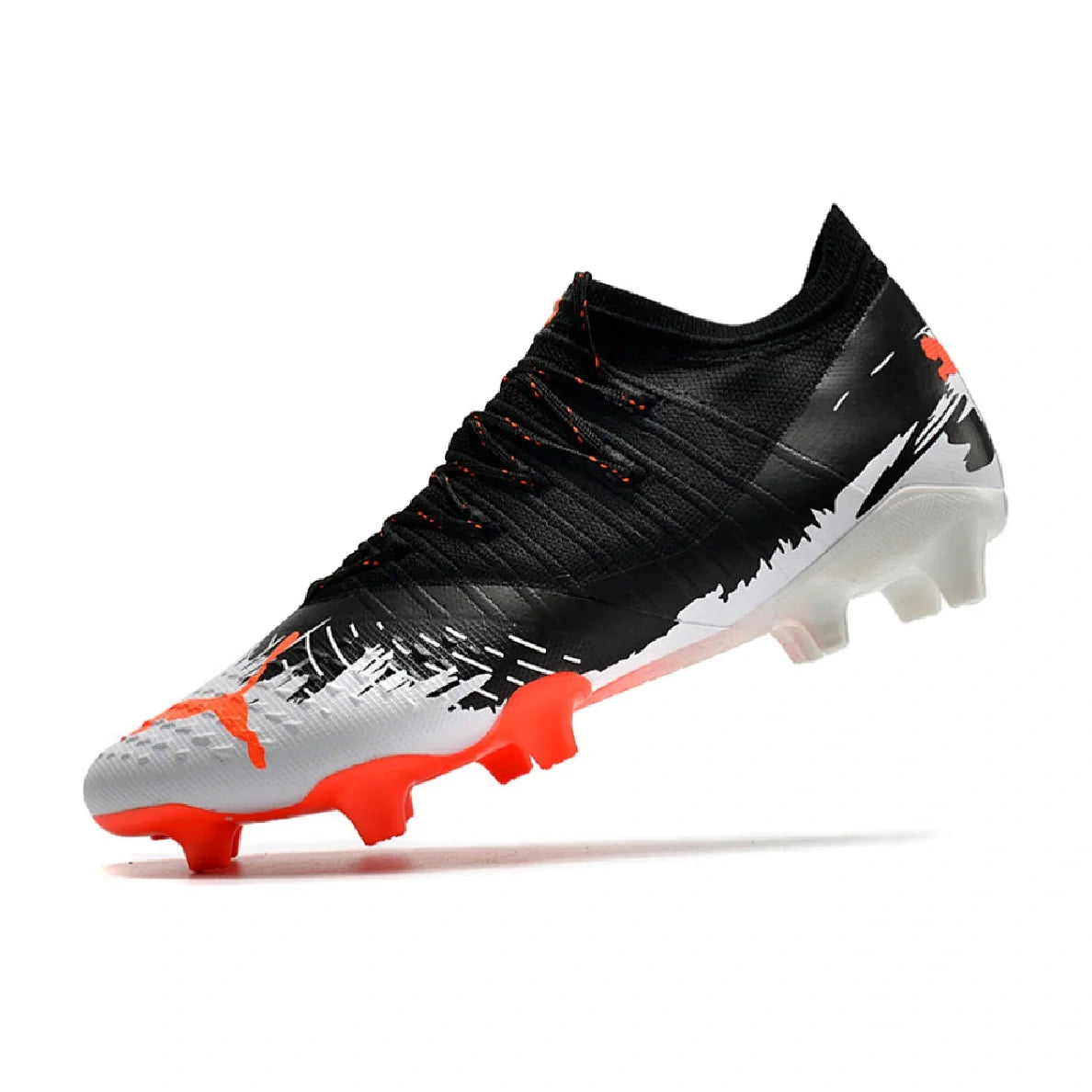 Puma Future Z 1.3 Black White and Orange FG