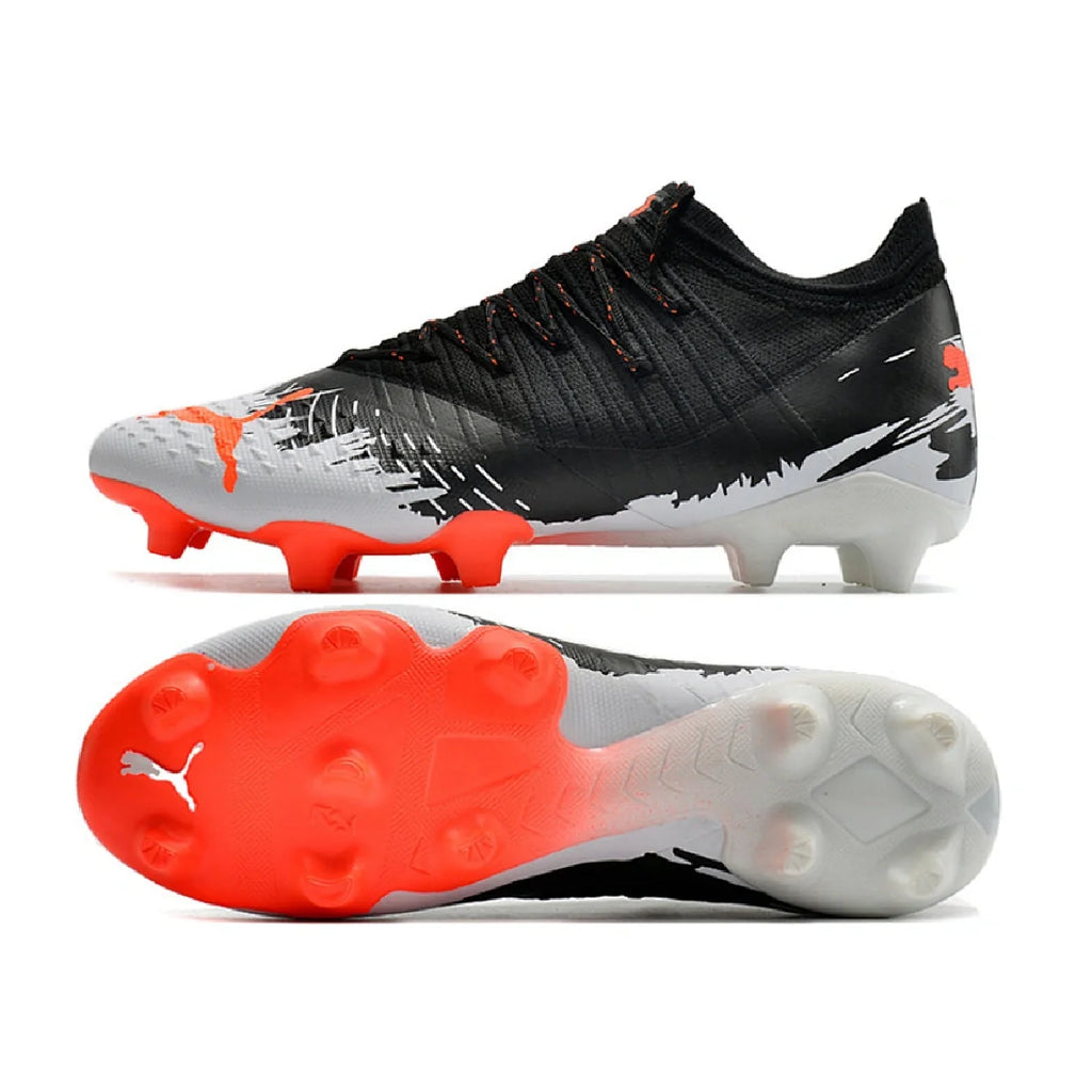 Puma Future Z 1.3 Black White and Orange FG