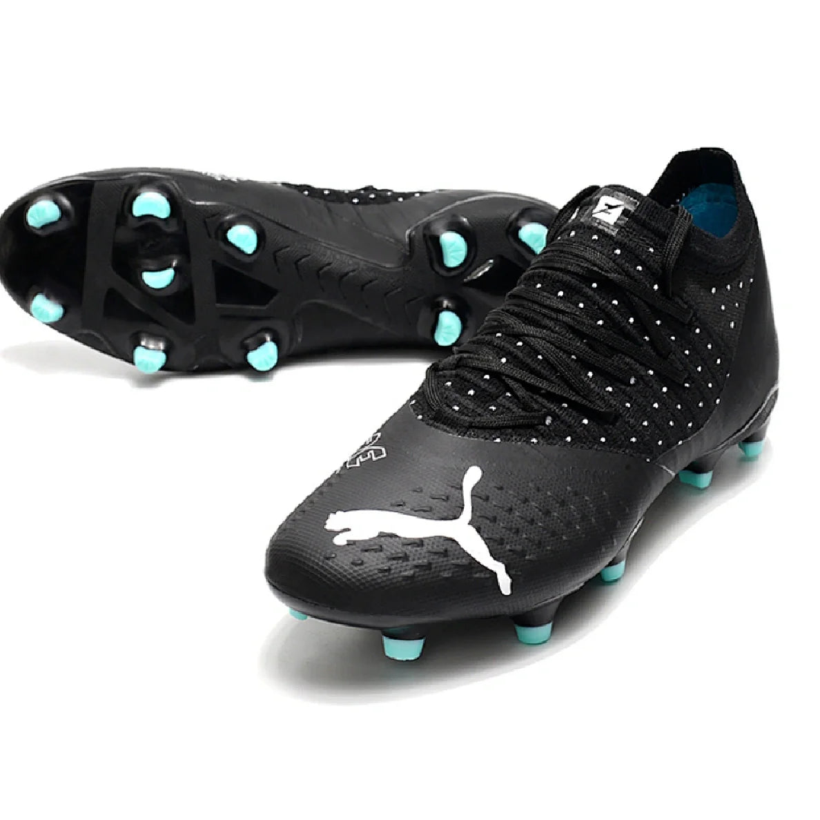 Puma Future Z 1.3 Black and Light Blue FG