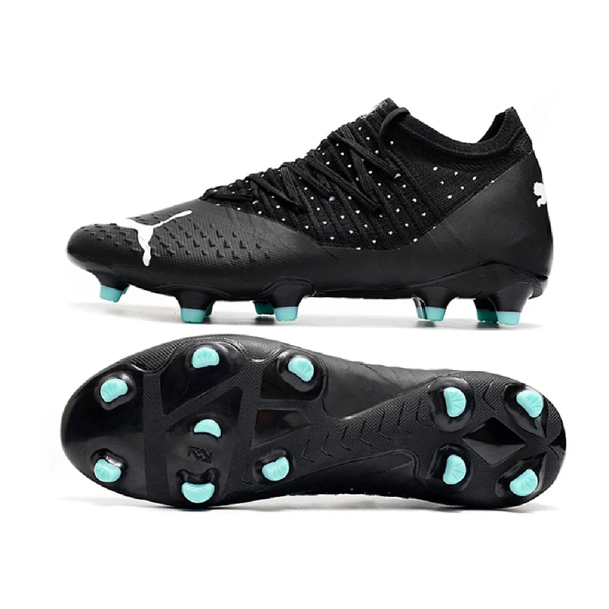Puma Future Z 1.3 Black and Light Blue FG