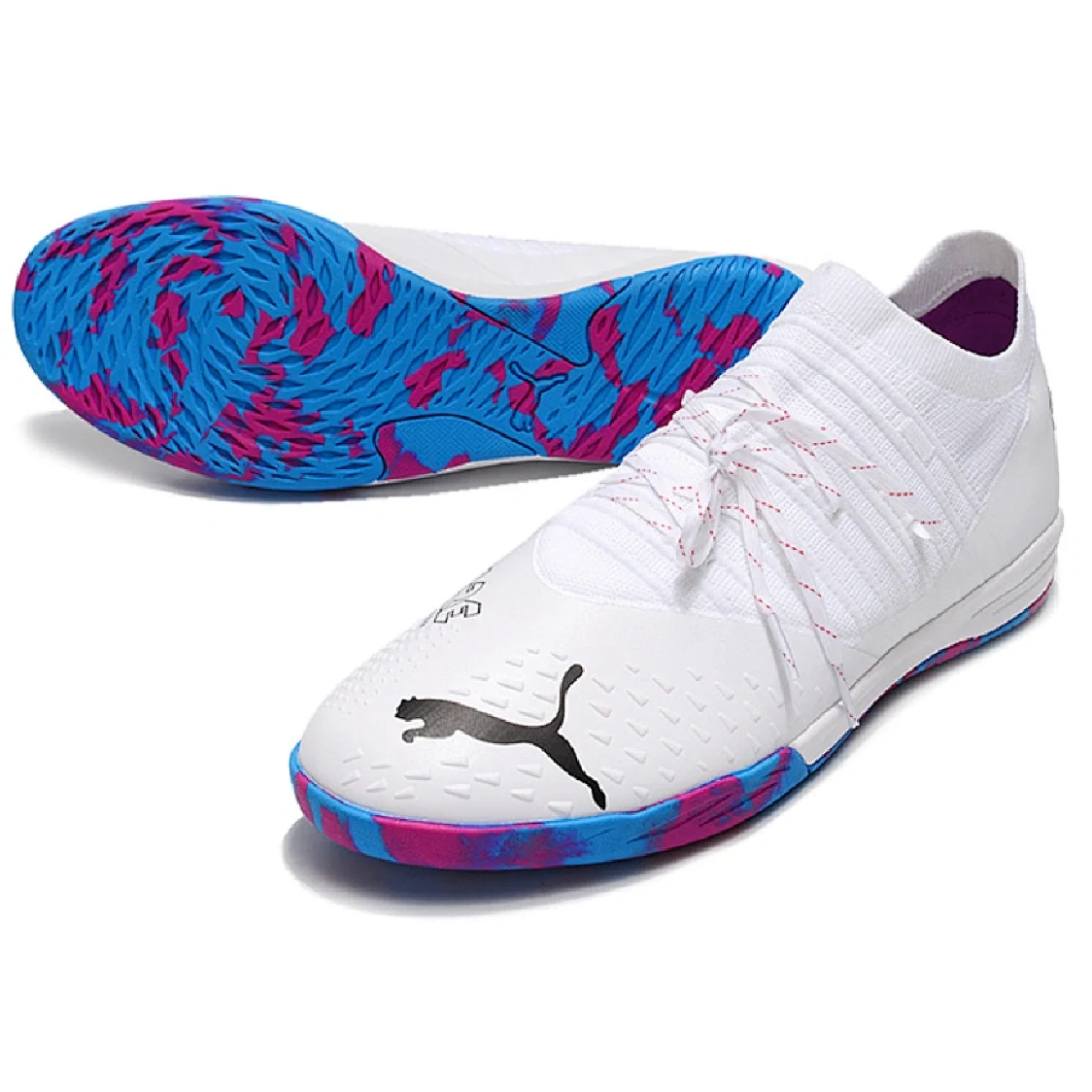 Puma Future Z 1.3 White Blue and Pink IC