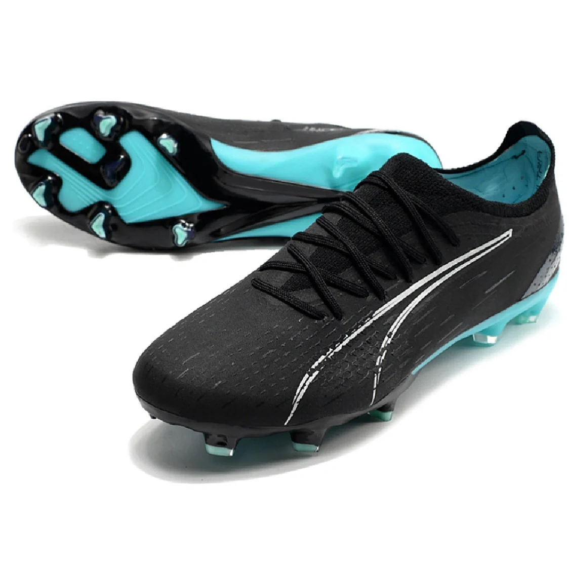 Puma Ultra Ultimate Black and Blue FG