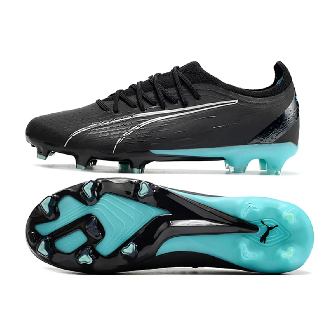 Puma Ultra Ultimate Black and Blue FG