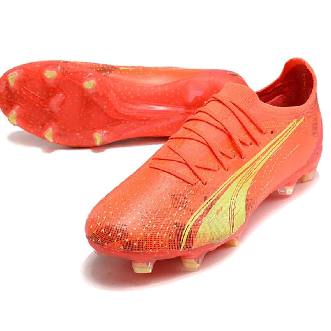Puma Ultra Ultimate Fearless Pack Black and Yellow FG