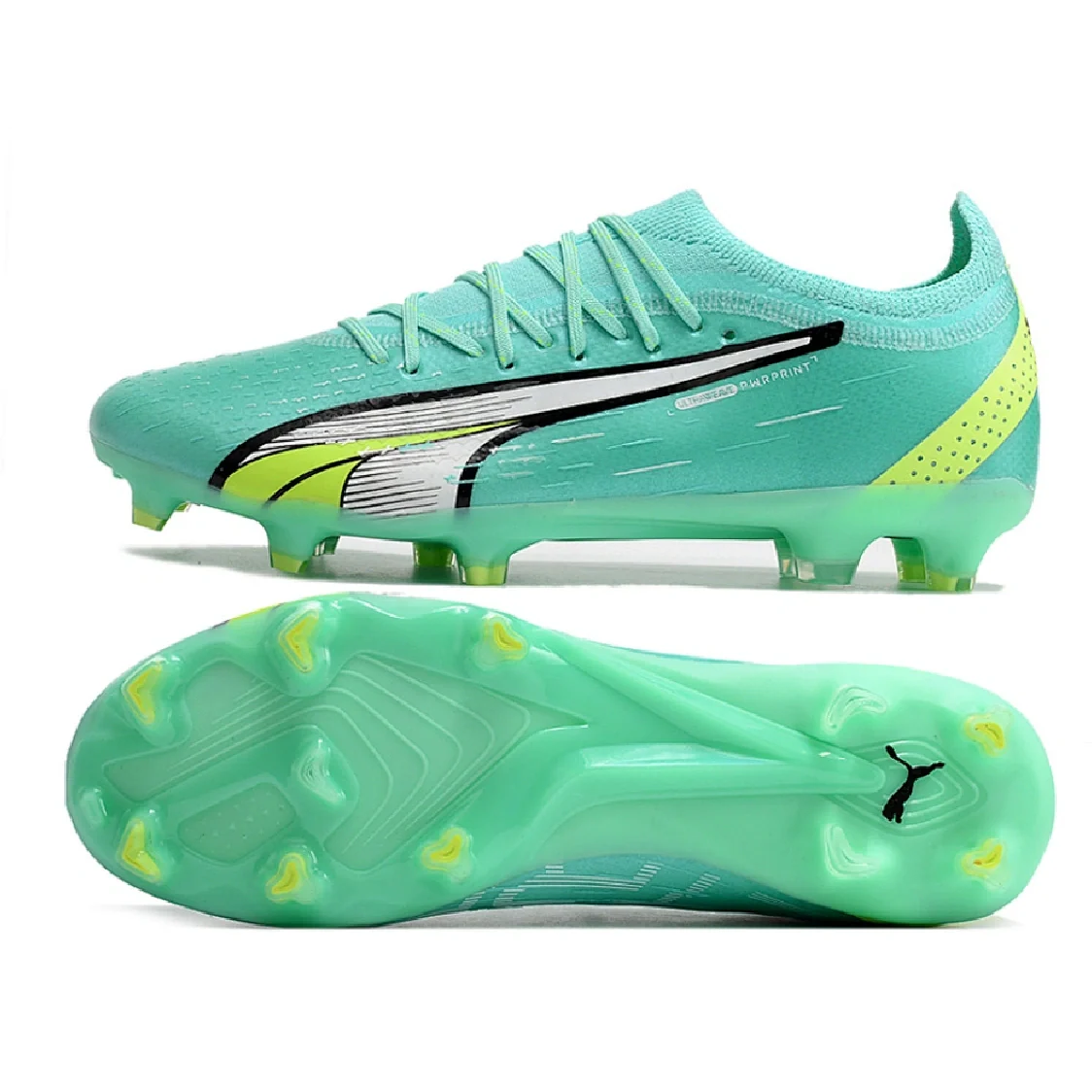 Puma Ultra Ultimate Green and Black FG