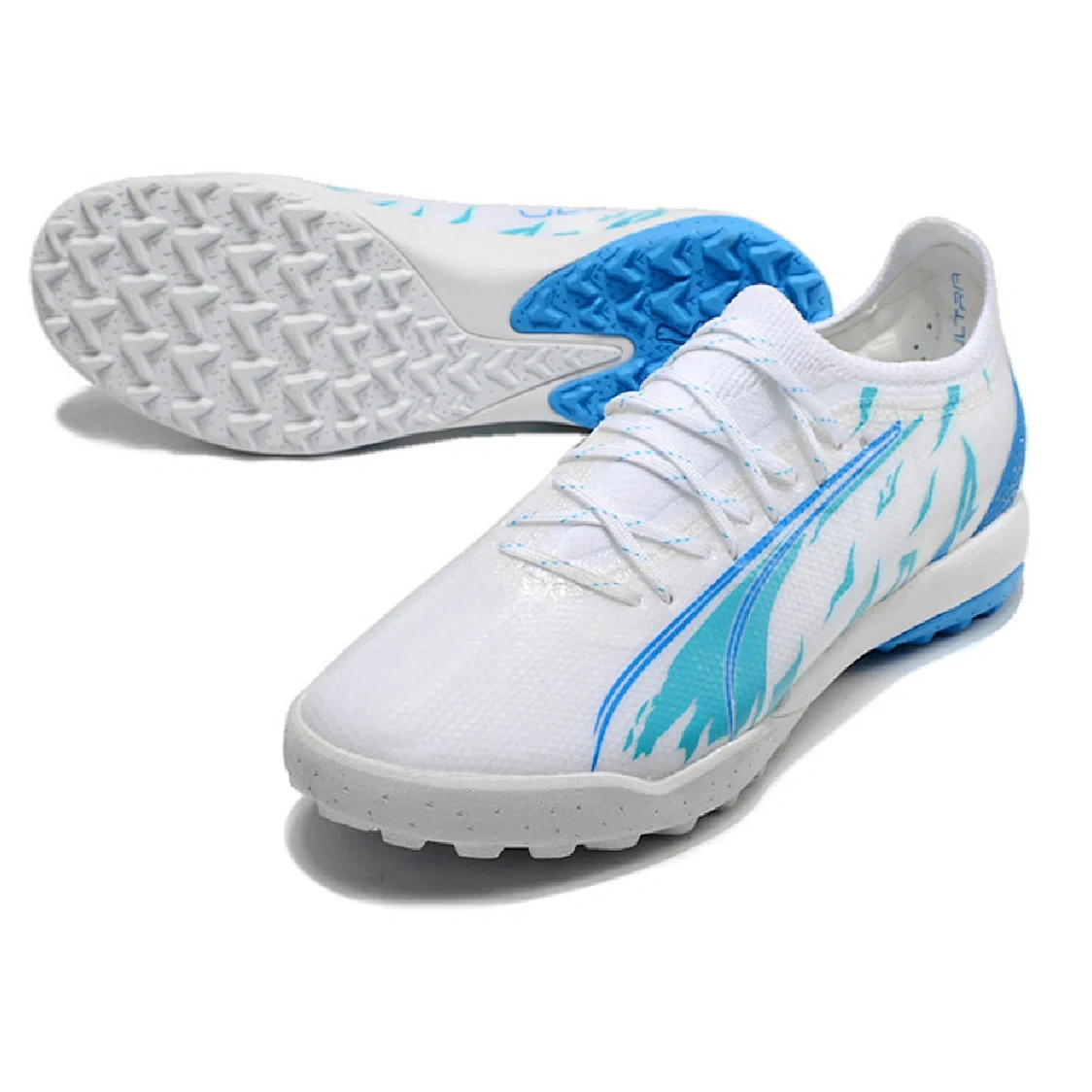 Puma Ultra Ultimate White and Blue TF