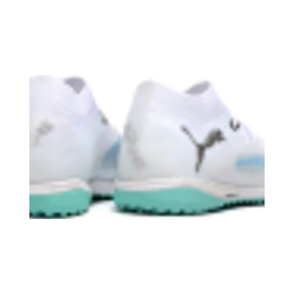 Puma Future 8 White and Light Blue TF