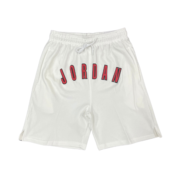 Jordan White and Red Shorts