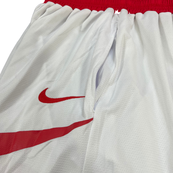 Nike White and Red Shorts