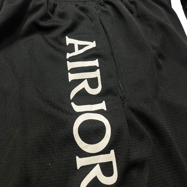 Nike Air Jordan Black Red and White Shorts