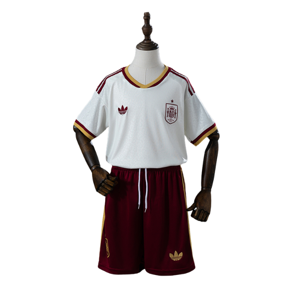 Spain Adidas 2026 Away Kids Version Football T-Shirt + Shorts Kit