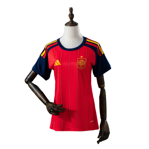 Spain Adidas 2026 Home Woman Version Football T-Shirt
