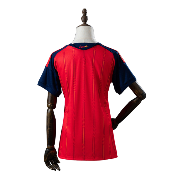 Spain Adidas 2026 Home Woman Version Football T-Shirt