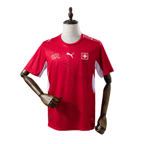 🎁 Switzerland Puma 2026 Home Fan Version Football T-Shirt ()