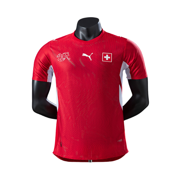 Switzerland Puma 2026 Home Player Version Football T-Shirt