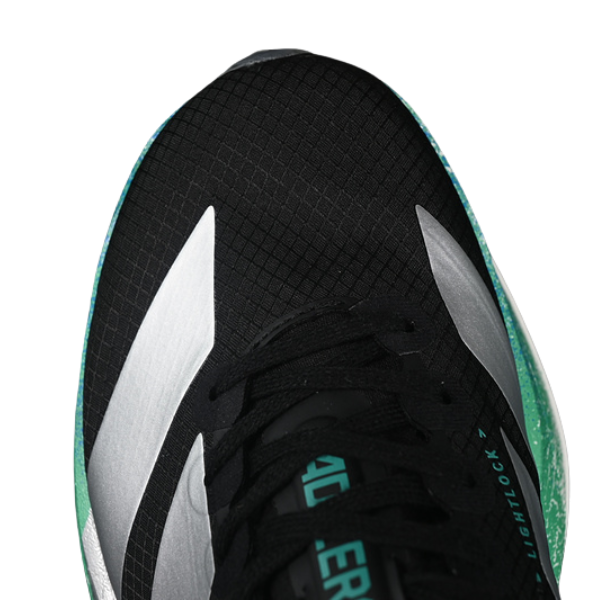 Adidas Adizero Adios Pro 4 Black White Green and Blue Running Shoes