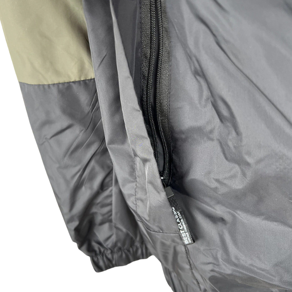 The North Face Green and Black Windbreaker Jacket
