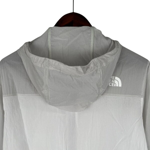 The North Face White Grey Windbreaker Jacket