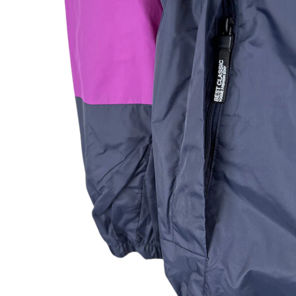 The North Face White Pink Blue Windbreaker Jacket
