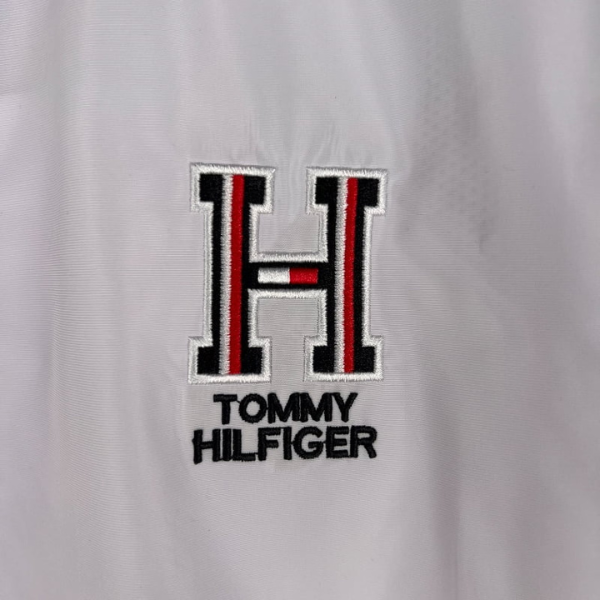 Tommy Hilfiger White Windbreaker Jacket