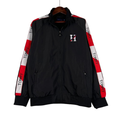 Tommy Hilfiger Black White and Red Windbreaker Jacket