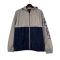 Tommy Hilfiger Grey and Blue Windbreaker Jacket